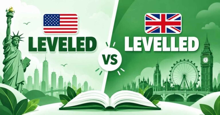 Leveled or levelled grammar guide – American vs British English spelling