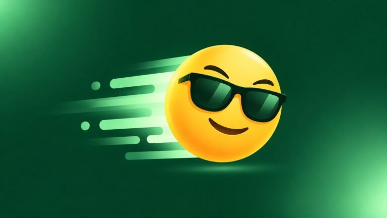 Face emoji paired with a speed motion symbol representing the speed face emoji trend